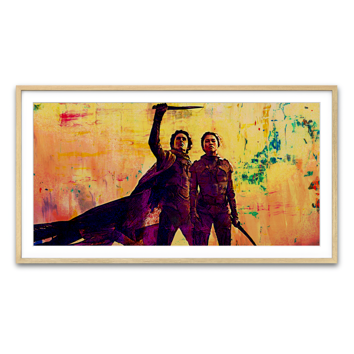 Framed Print 2x1 Natural