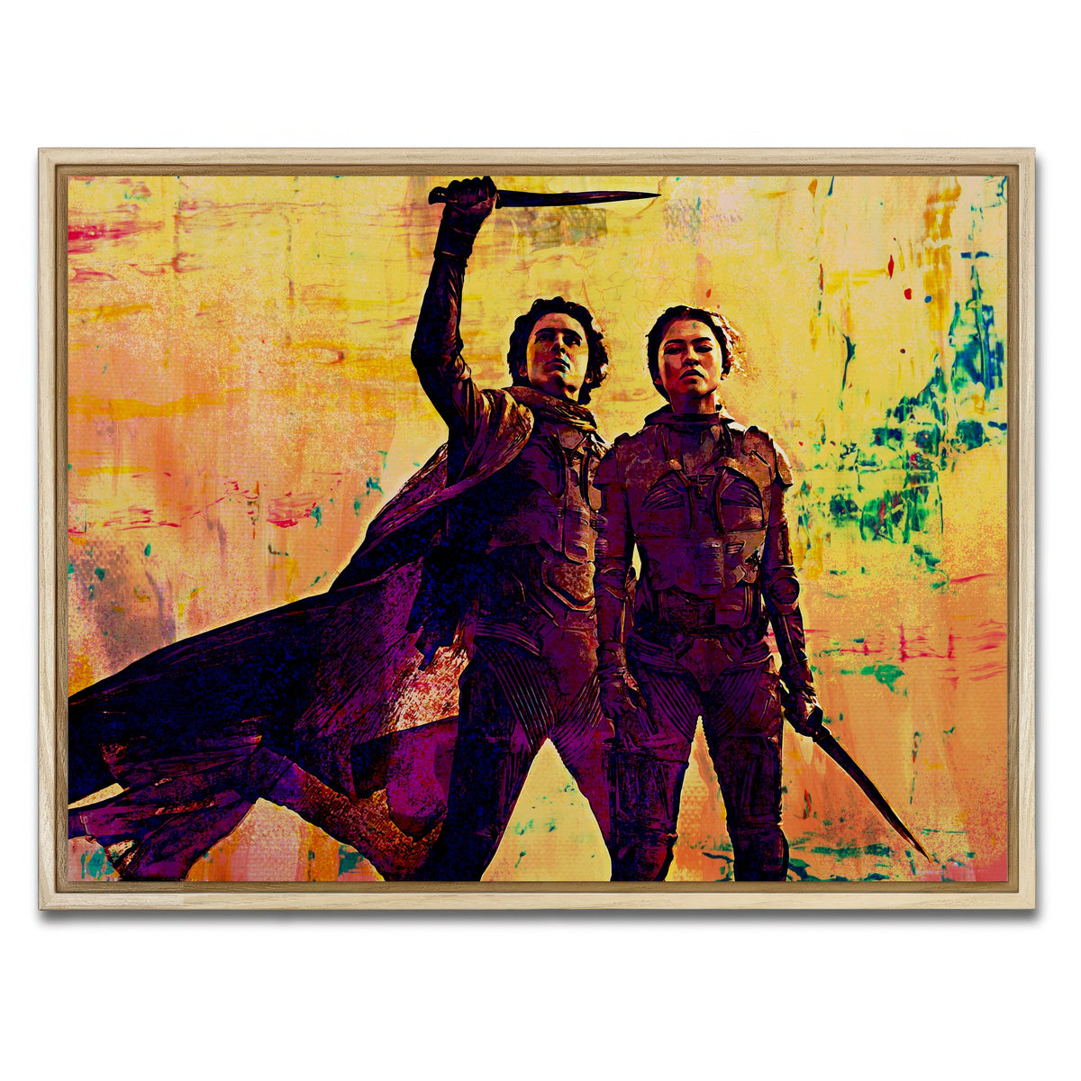 AUTO-MOCKUP WHITE | Dune Part Two | 1 Piece | Natural Framed Canvas | group=4x3