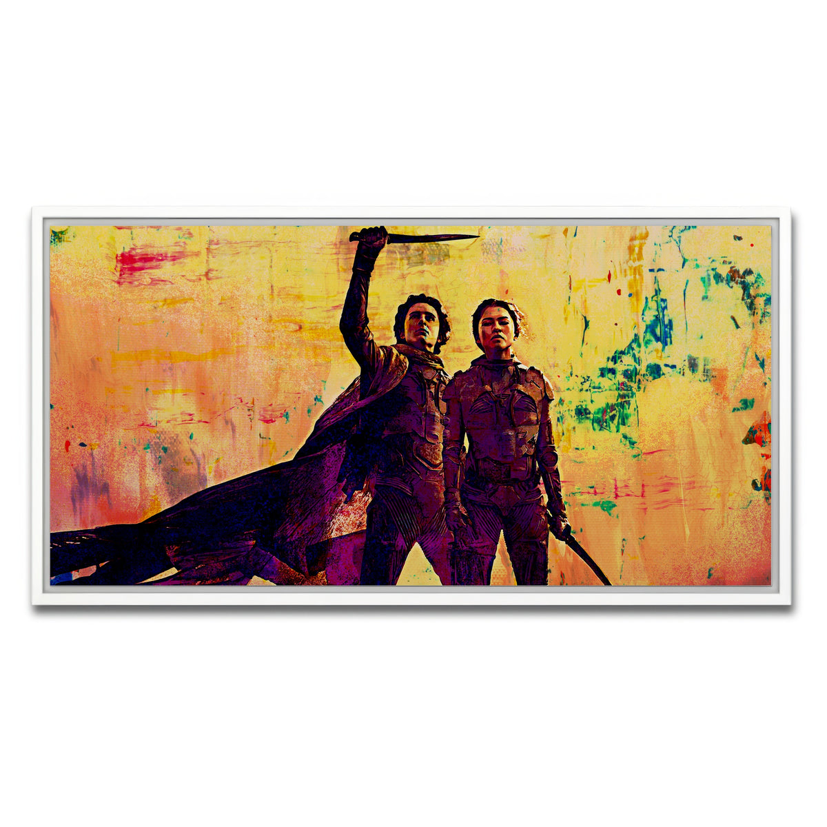 AUTO-MOCKUP WHITE | Dune Part Two | 1 Piece | White Framed Canvas | group=2x1