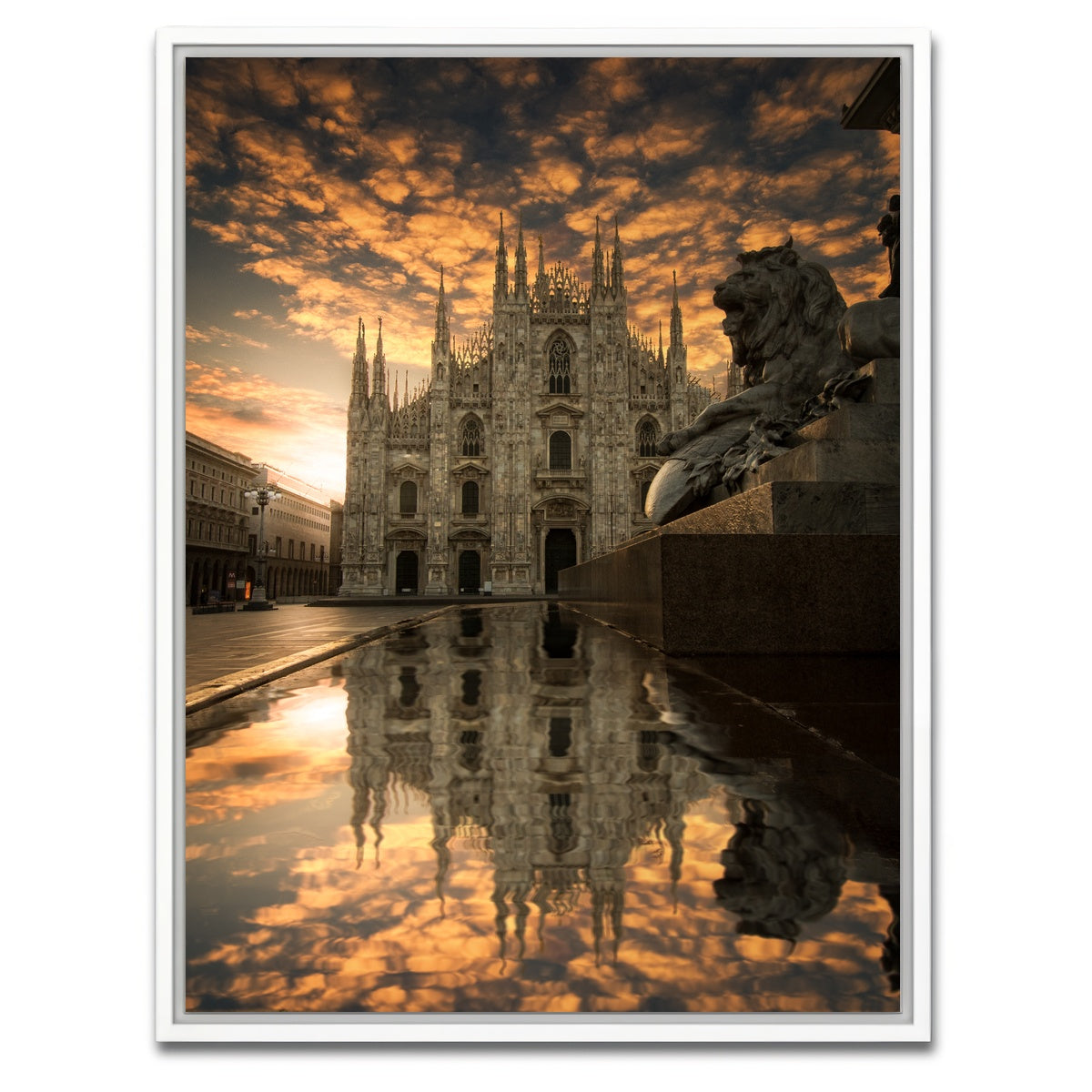 AUTO-MOCKUP WHITE | Duomo II | 1 Piece | White Framed Canvas | group=3x4