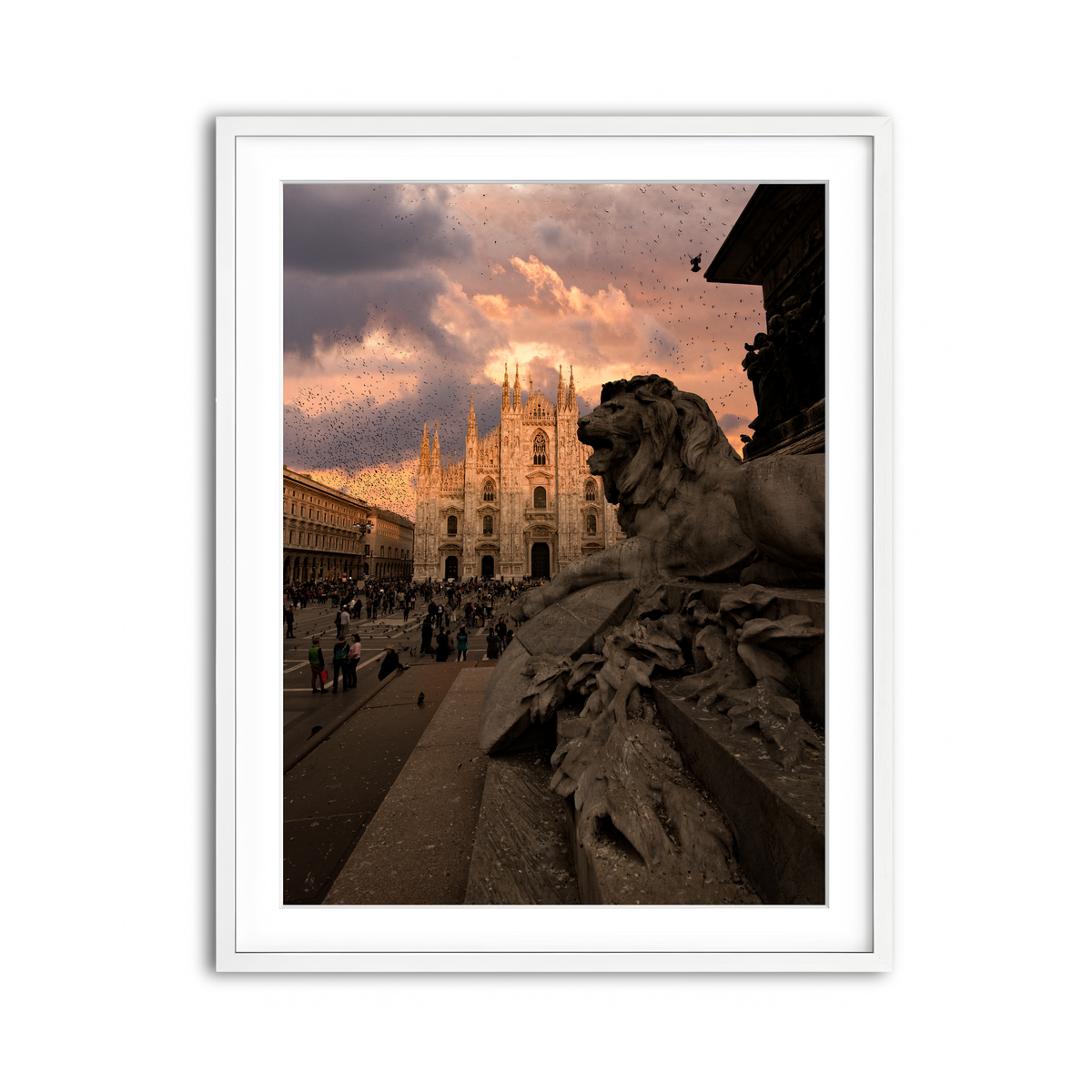 Framed Print 3x4 White