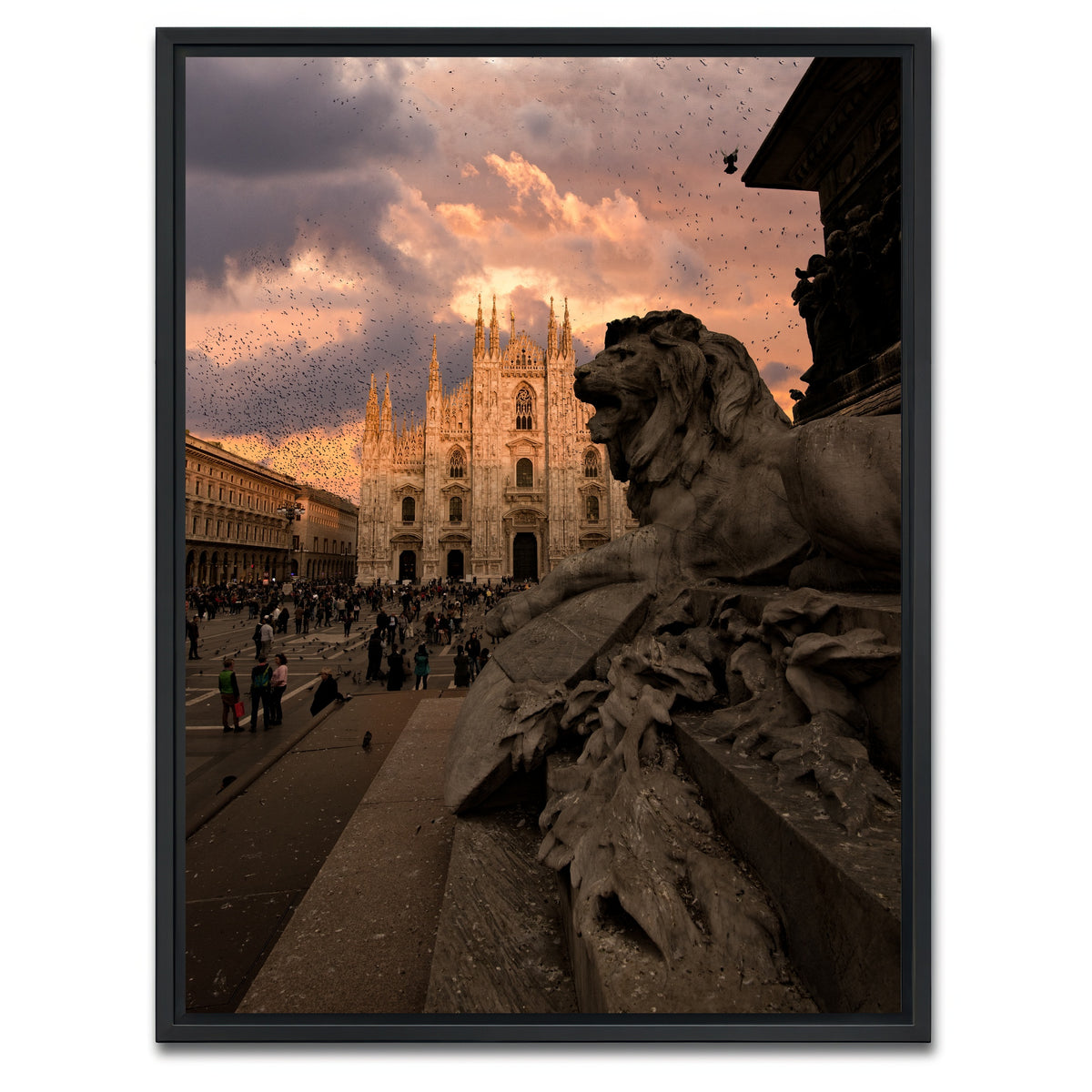 AUTO-MOCKUP WHITE | Duomo | 1 Piece | Black Framed Canvas | group=3x4