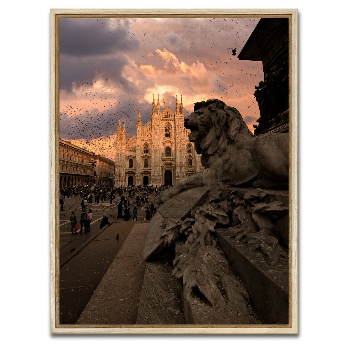 AUTO-MOCKUP WHITE | Duomo | 1 Piece | Natural Framed Canvas | group=3x4