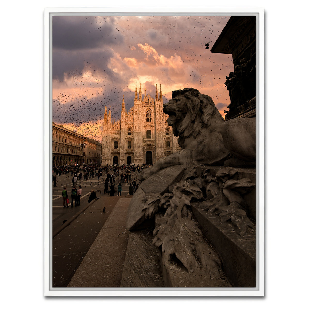 AUTO-MOCKUP WHITE | Duomo | 1 Piece | White Framed Canvas | group=3x4