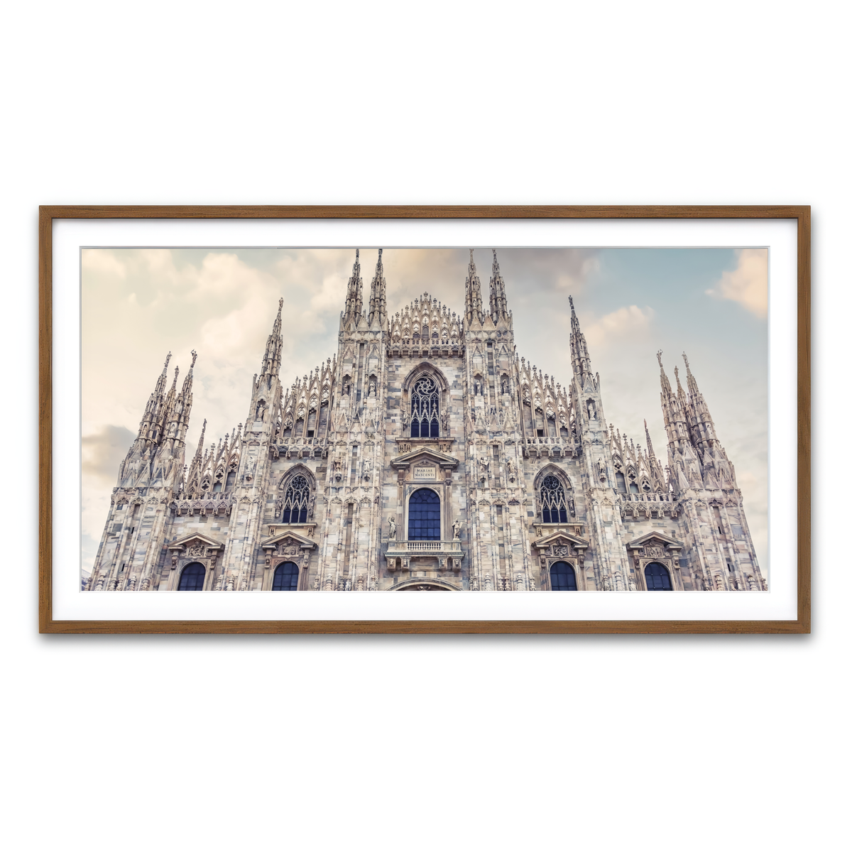 Framed Print 2x1 Walnut