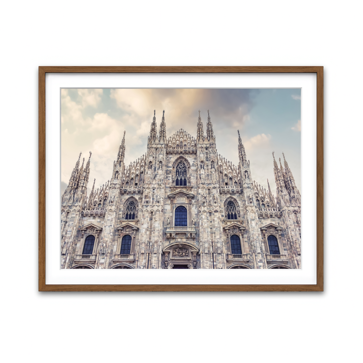 Framed Print 4x3 Walnut