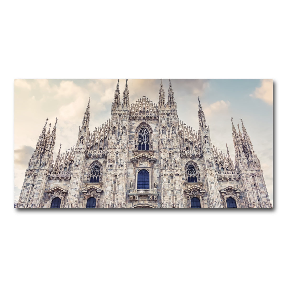 AUTO-MOCKUP WHITE | Duomo di Milano | 1 Piece | Gallery Wrap Canvas | group=2x1