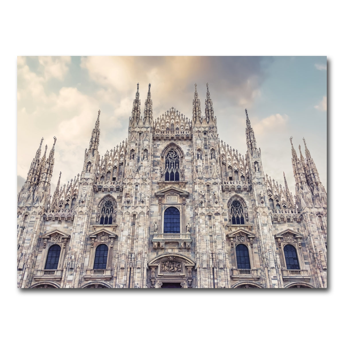 AUTO-MOCKUP WHITE | Duomo di Milano | 1 Piece | Gallery Wrap Canvas | group=4x3