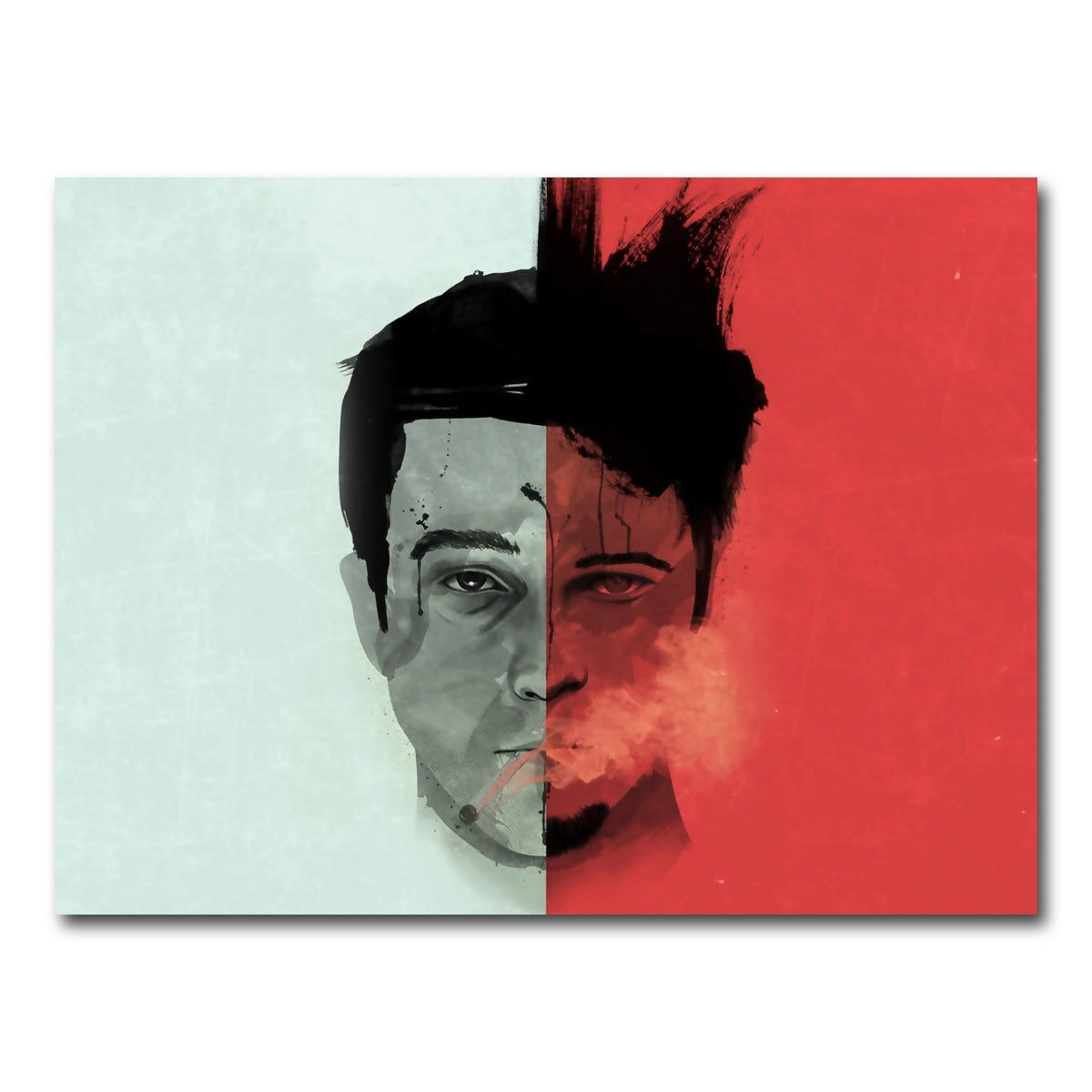 AUTO-MOCKUP WHITE | Durden Split | 1 Piece | Gallery Wrap Canvas | group=4x3