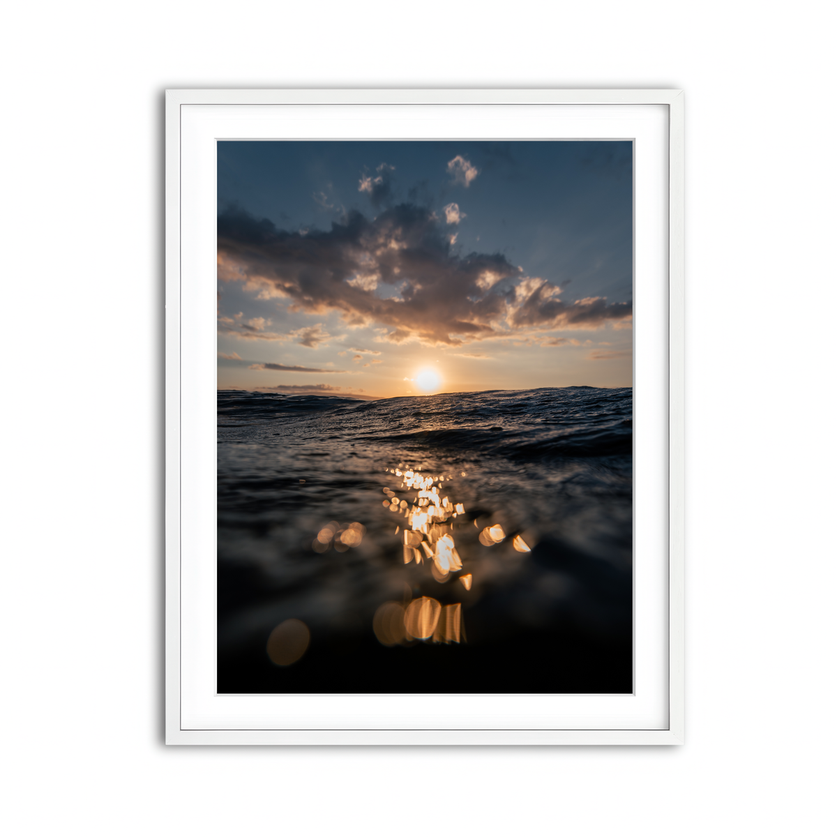 Framed Print 3x4 White