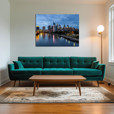 AUTO-MOCKUP ROOM | Dusk in Philadelphia