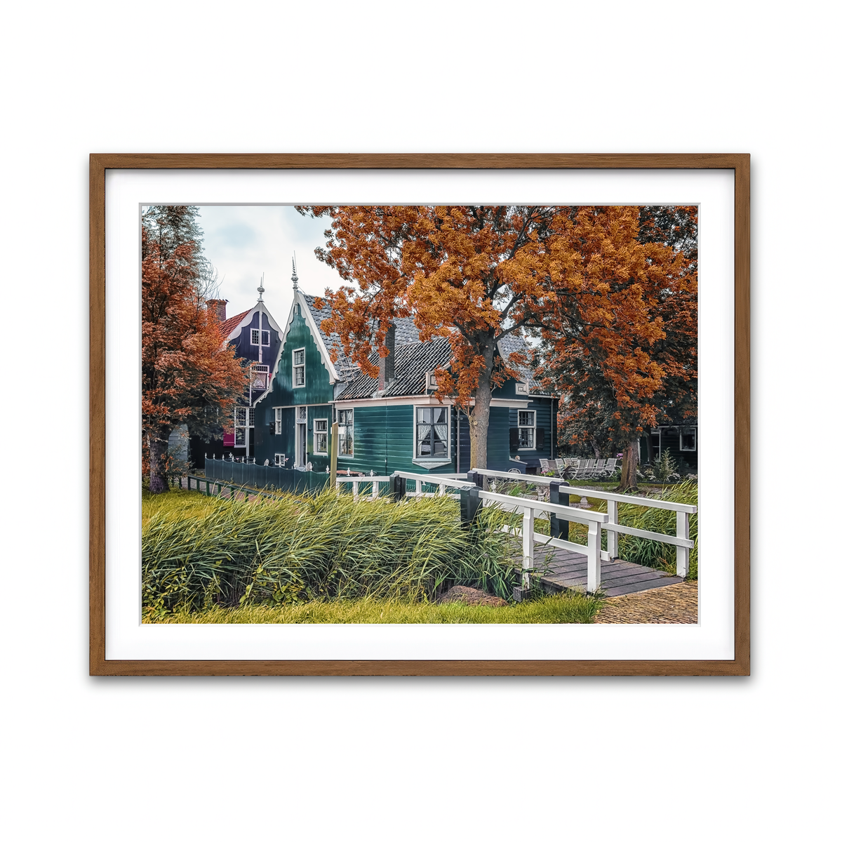 Framed Print 4x3 Walnut