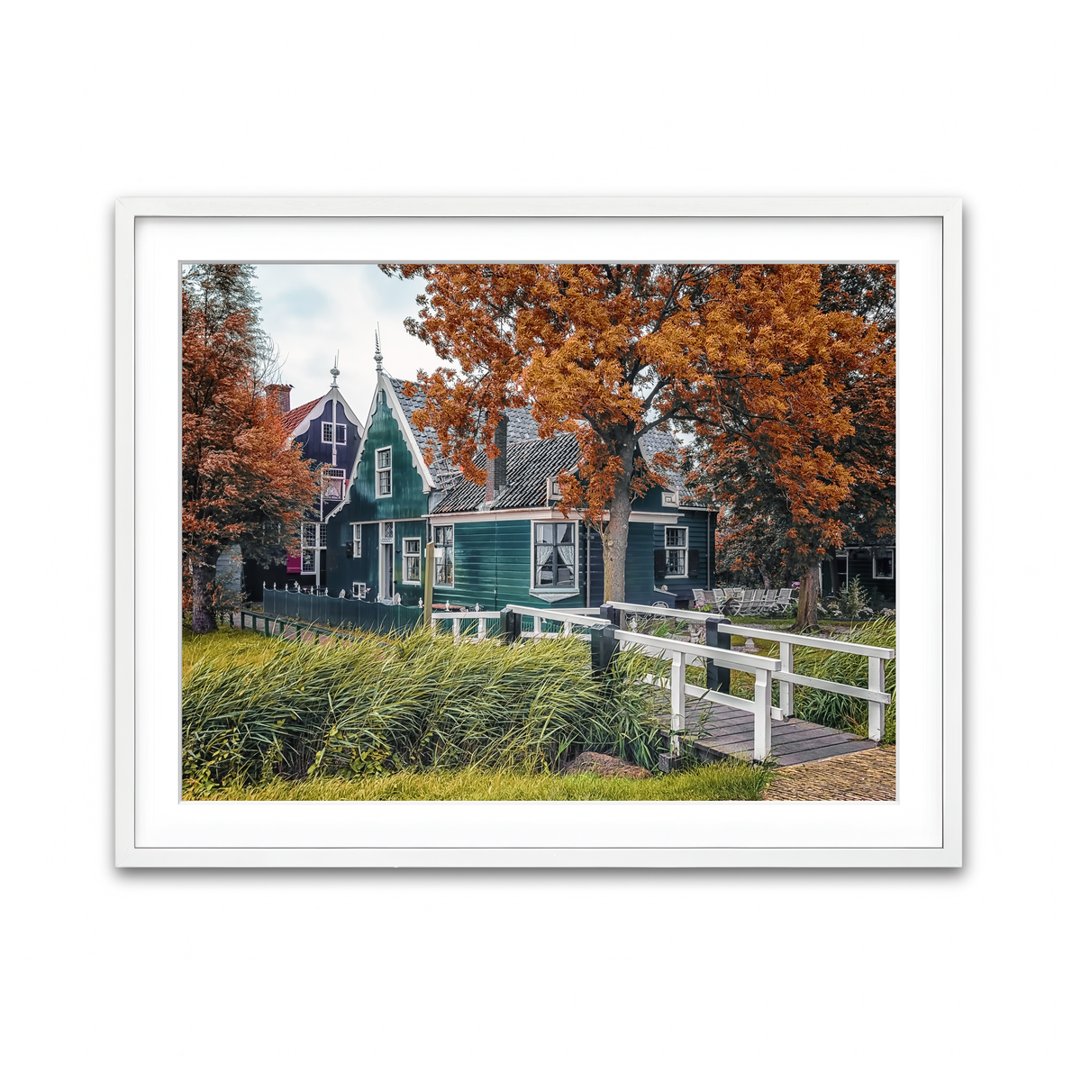 Framed Print 4x3 White