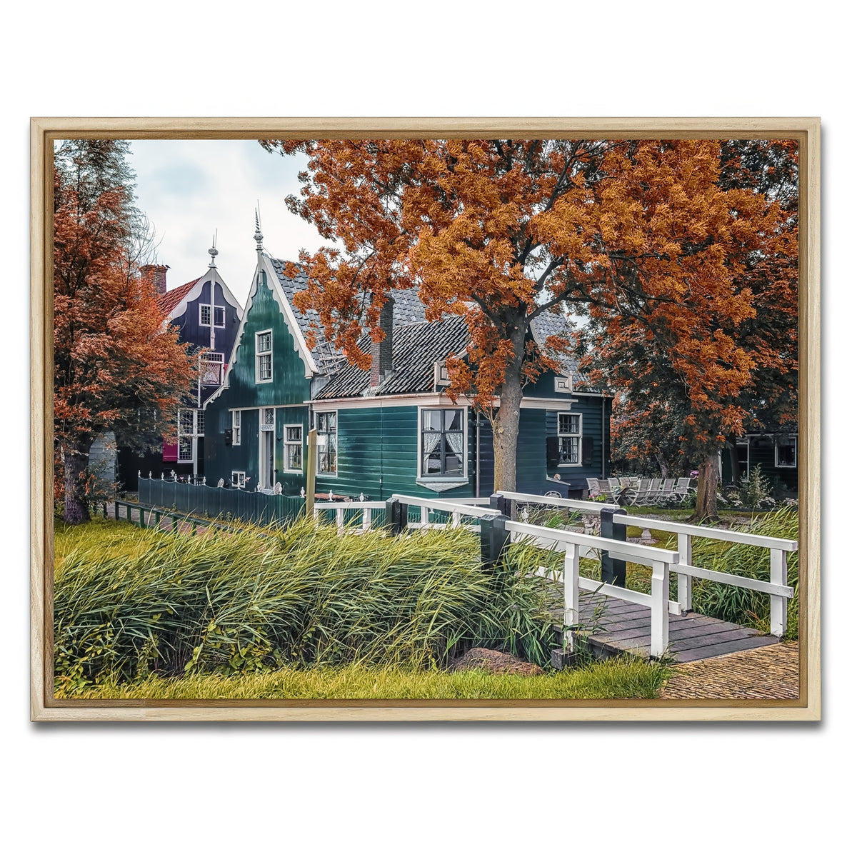 AUTO-MOCKUP WHITE | Dutch Countryside | 1 Piece | Natural Framed Canvas | group=4x3