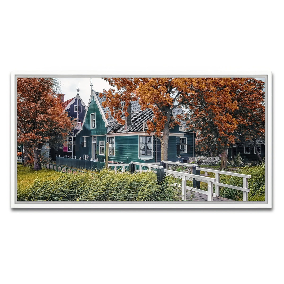 AUTO-MOCKUP WHITE | Dutch Countryside | 1 Piece | White Framed Canvas | group=2x1