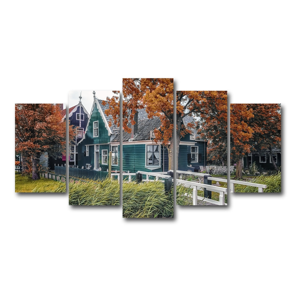 AUTO-MOCKUP WHITE | Dutch Countryside | 5 Piece | Gallery Wrap Canvas | group=5_normal