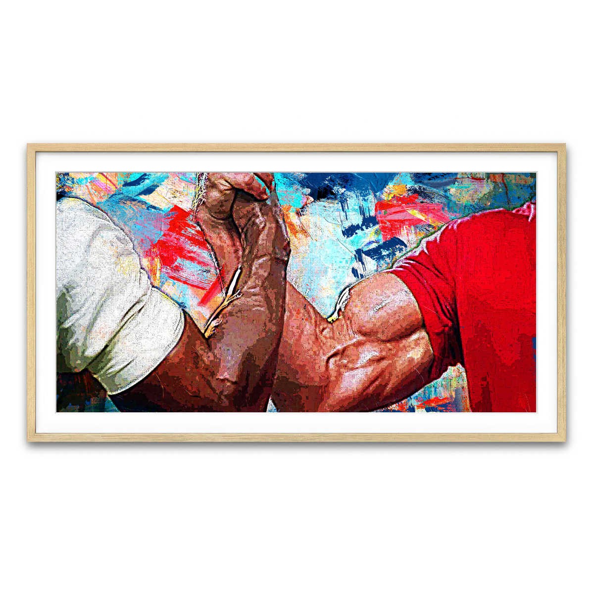 Framed Print 2x1 Natural