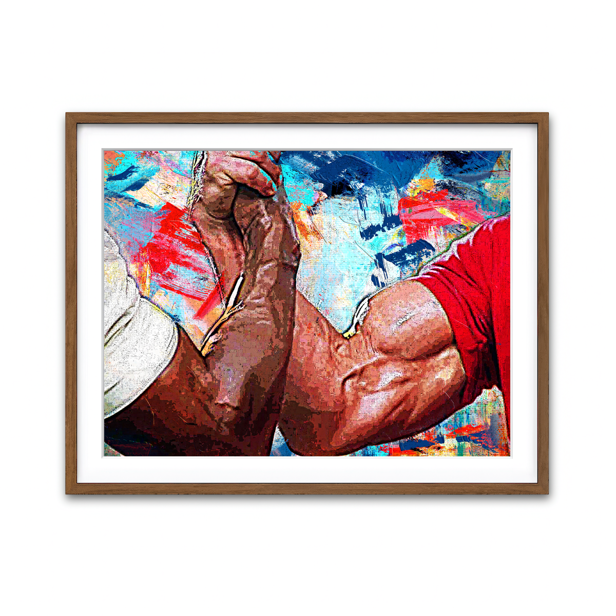 Framed Print 4x3 Walnut