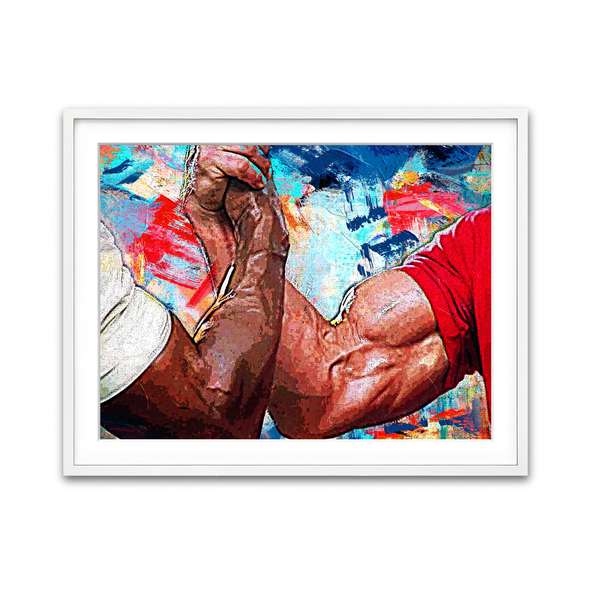 Framed Print 4x3 White
