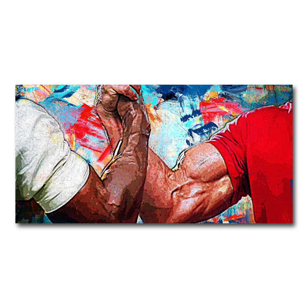 AUTO-MOCKUP WHITE | Dutch & Dillon Handshake | 1 Piece | Gallery Wrap Canvas | group=2x1