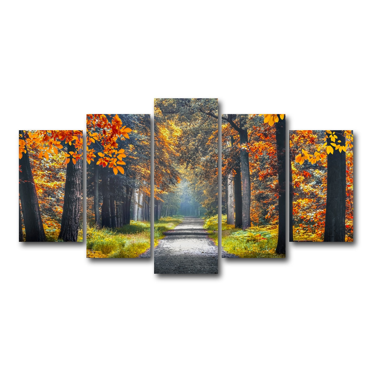 AUTO-MOCKUP WHITE | Dutch Forest | 5 Piece | Gallery Wrap Canvas | group=5_normal