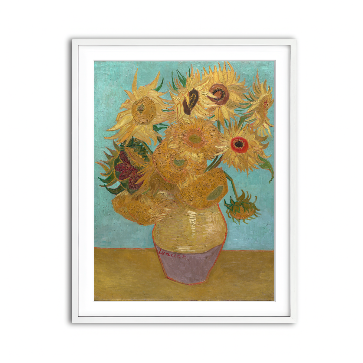 Framed Print 3x4 White