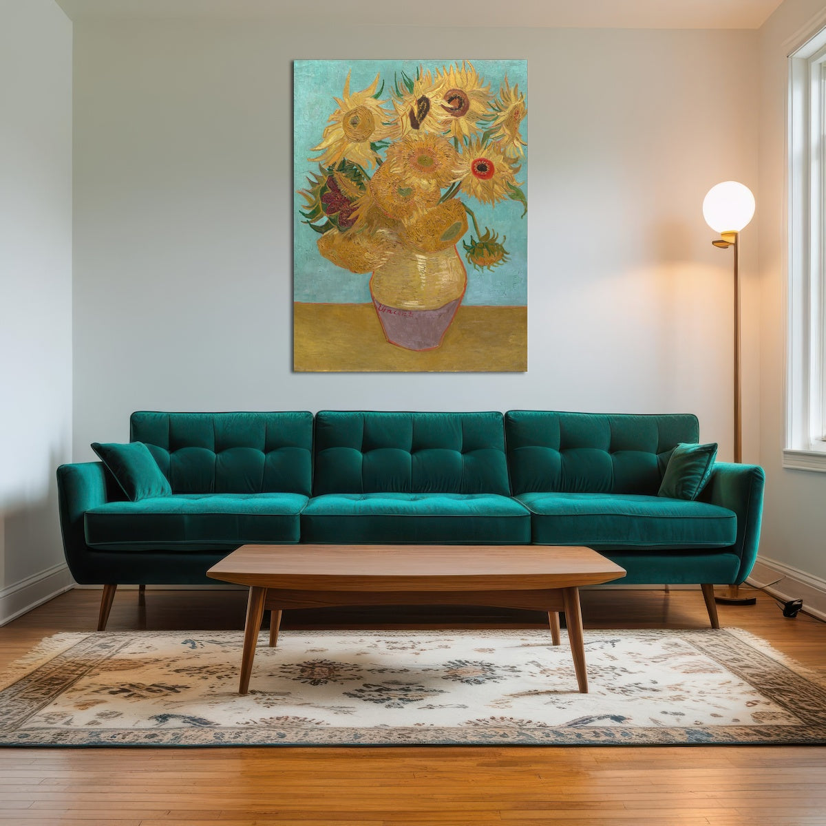 AUTO-MOCKUP ROOM | Dutch Sunflowers