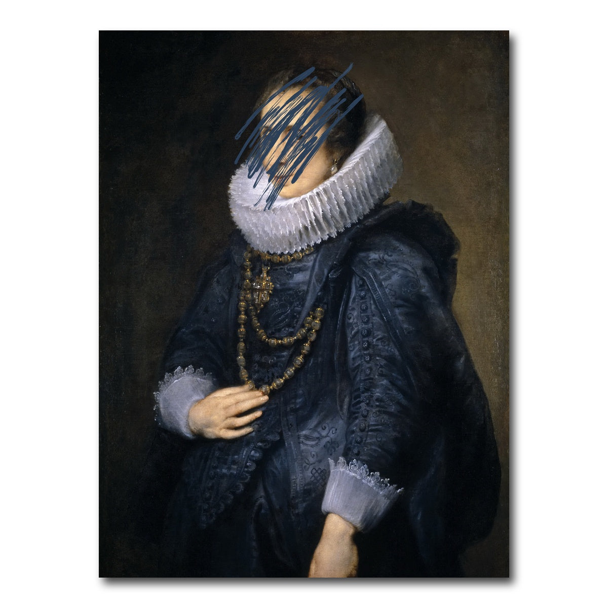 AUTO-MOCKUP WHITE | Dutchess with a Migraine | 1 Piece | Gallery Wrap Canvas | group=3x4