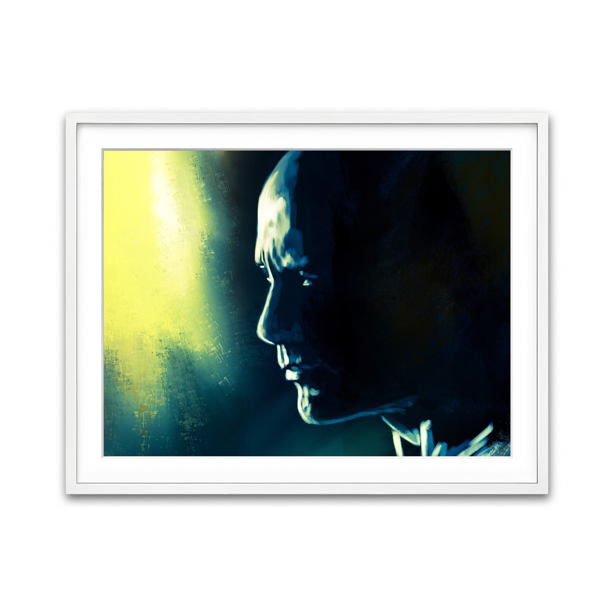 Framed Print 4x3 White
