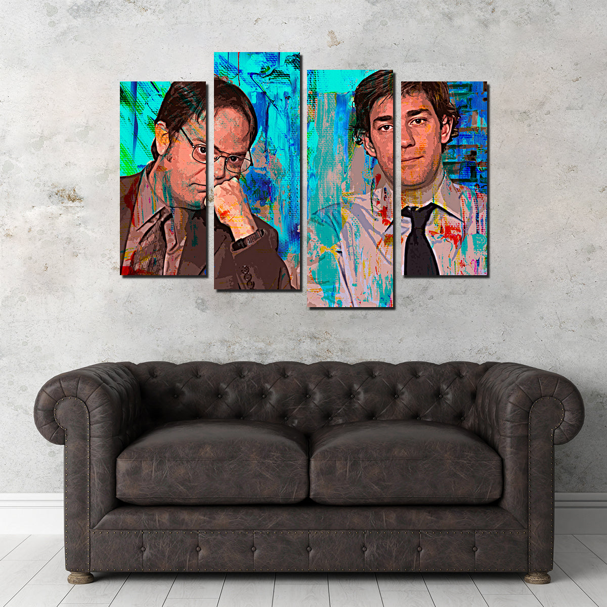 Dwight & Jim Wall Art