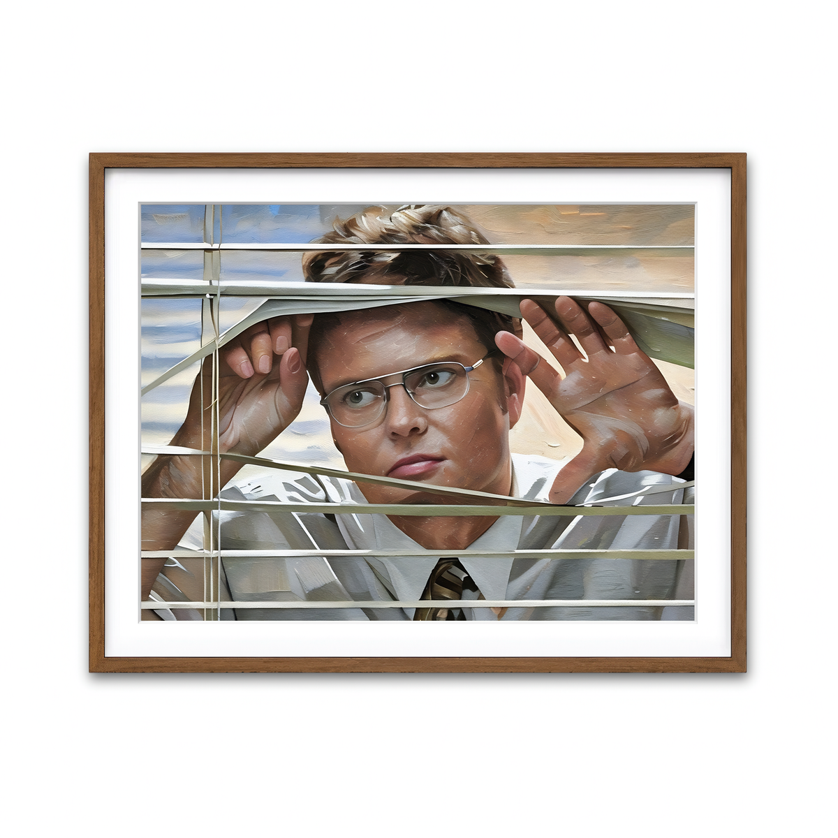 Framed Print 4x3 Walnut