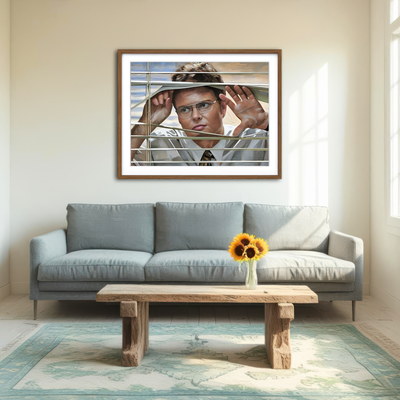AUTO-MOCKUP ROOM | Dwight Painted Wall Art