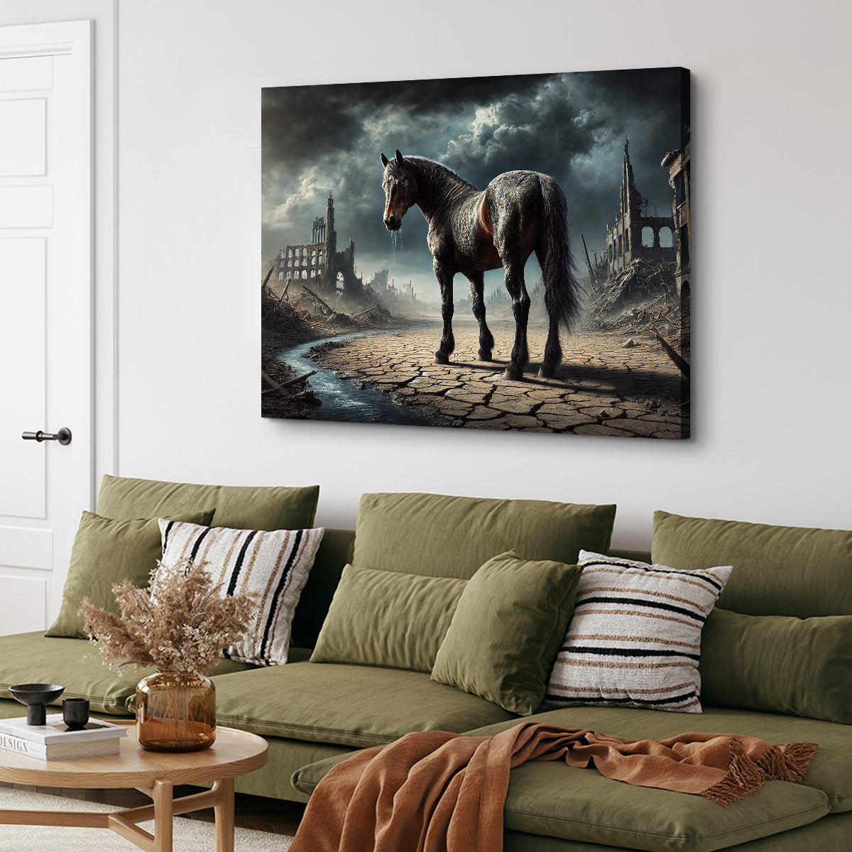 Dystopian Quarter Horse Wall Art