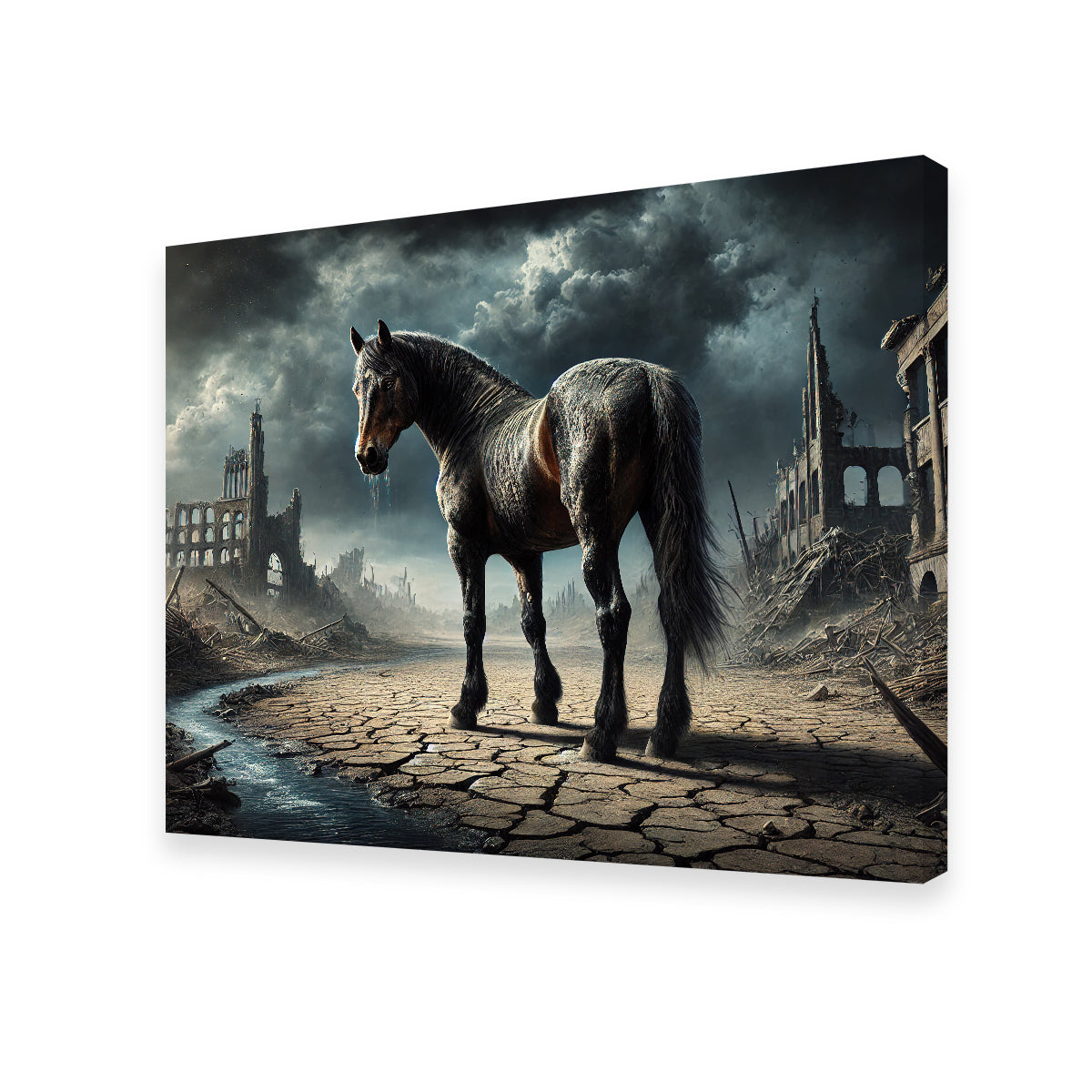 Dystopian Quarter Horse Wall Art
