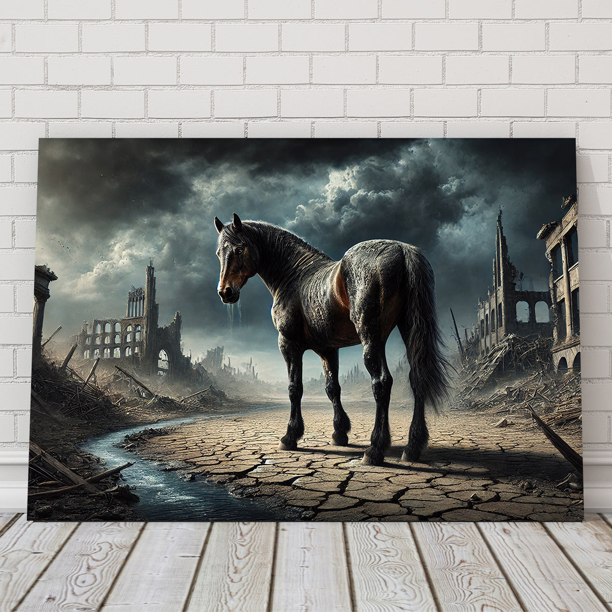 Dystopian Quarter Horse Wall Art
