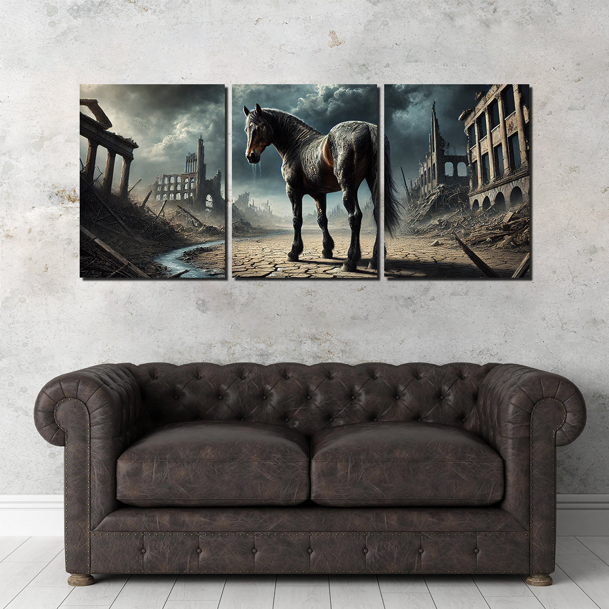 Dystopian Quarter Horse Wall Art