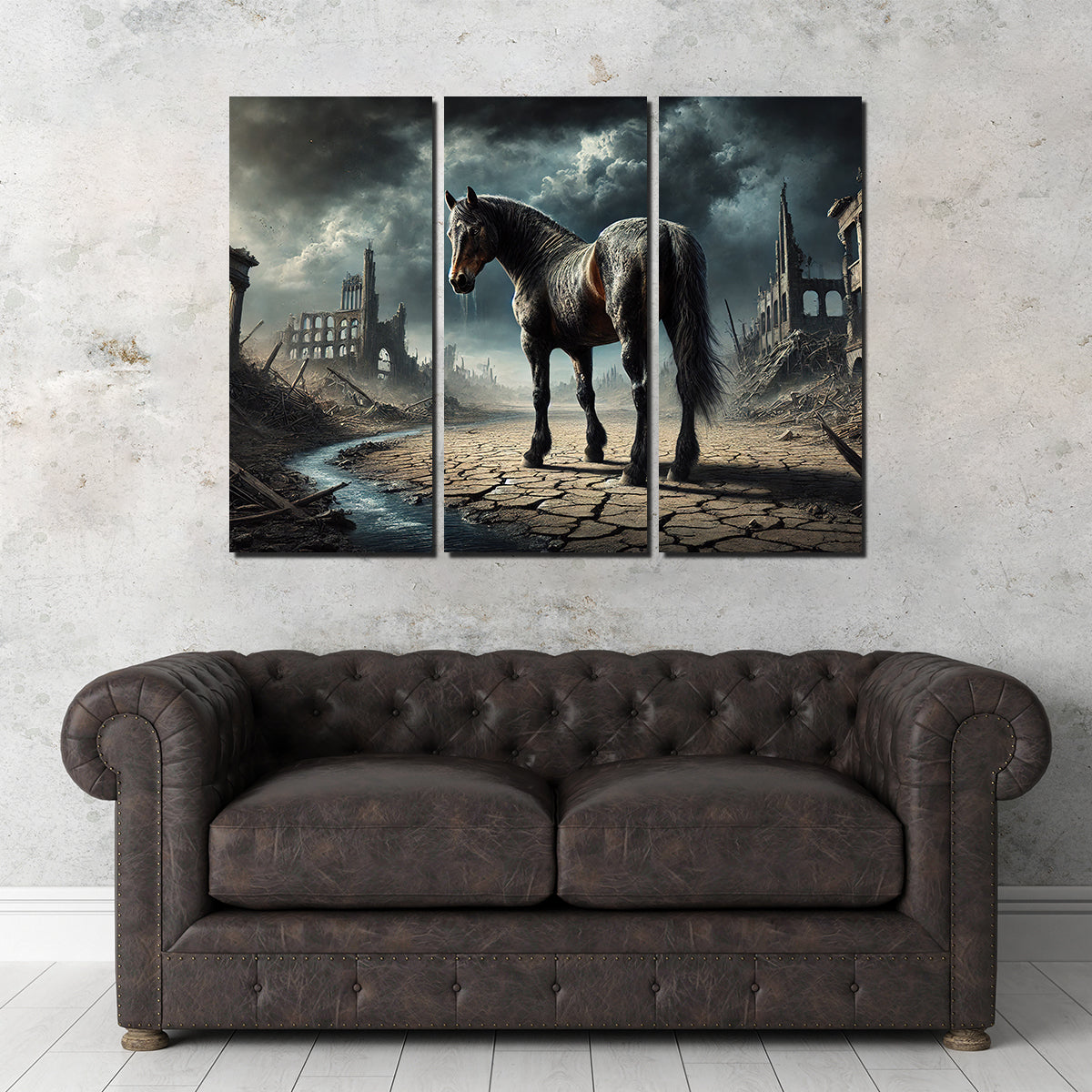 Dystopian Quarter Horse Wall Art