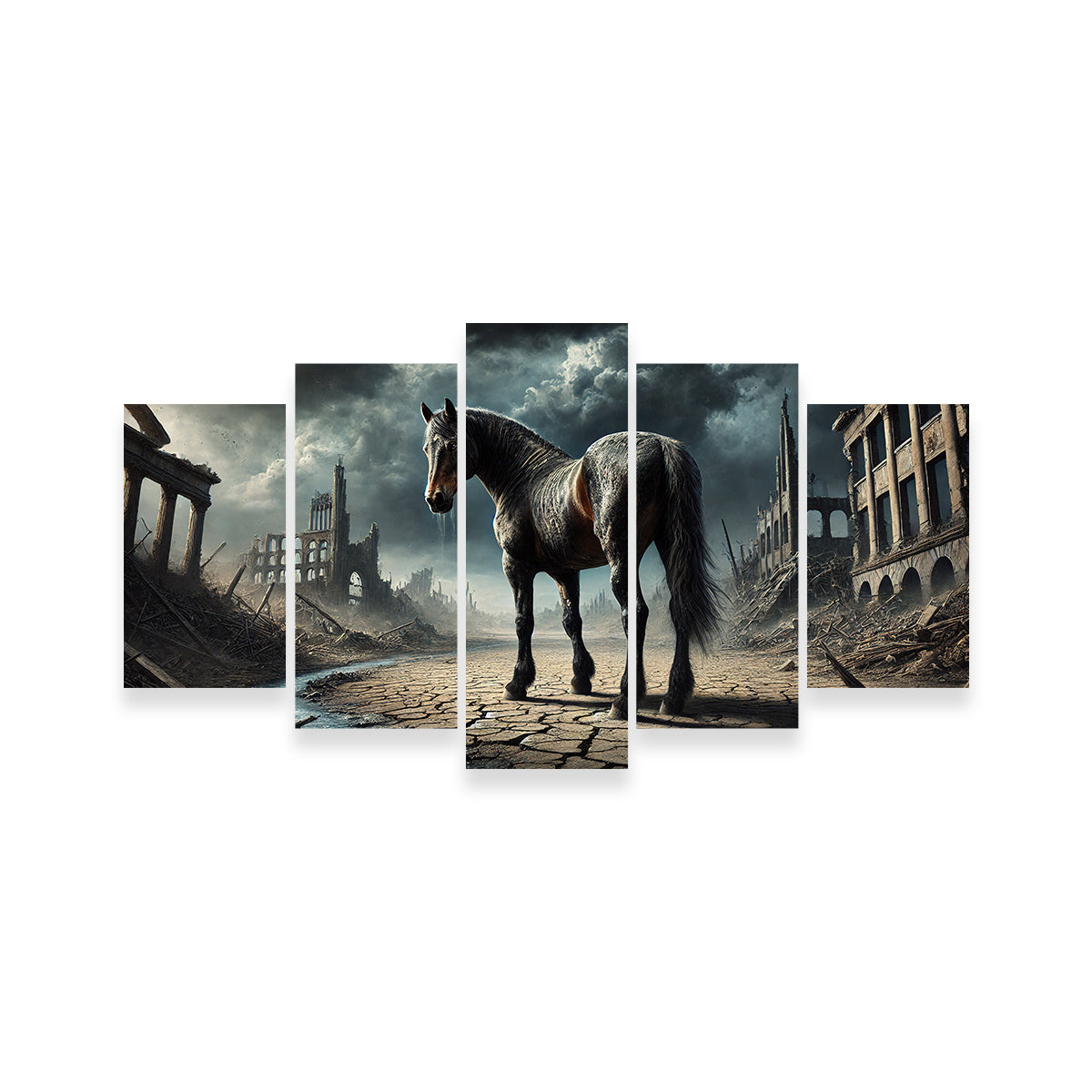 Dystopian Quarter Horse Wall Art