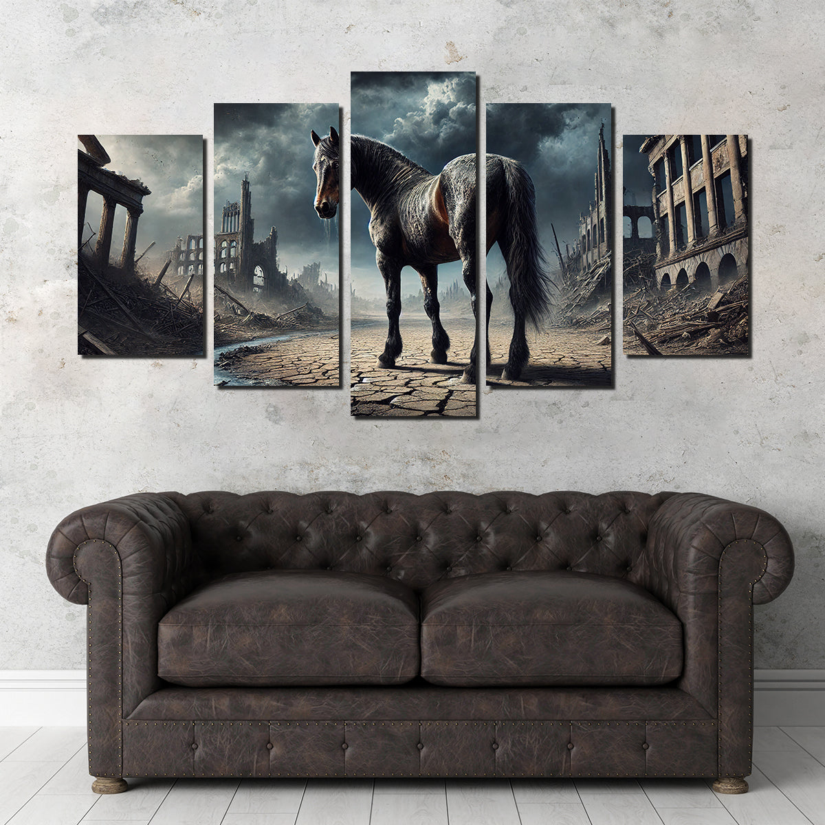 Dystopian Quarter Horse Wall Art