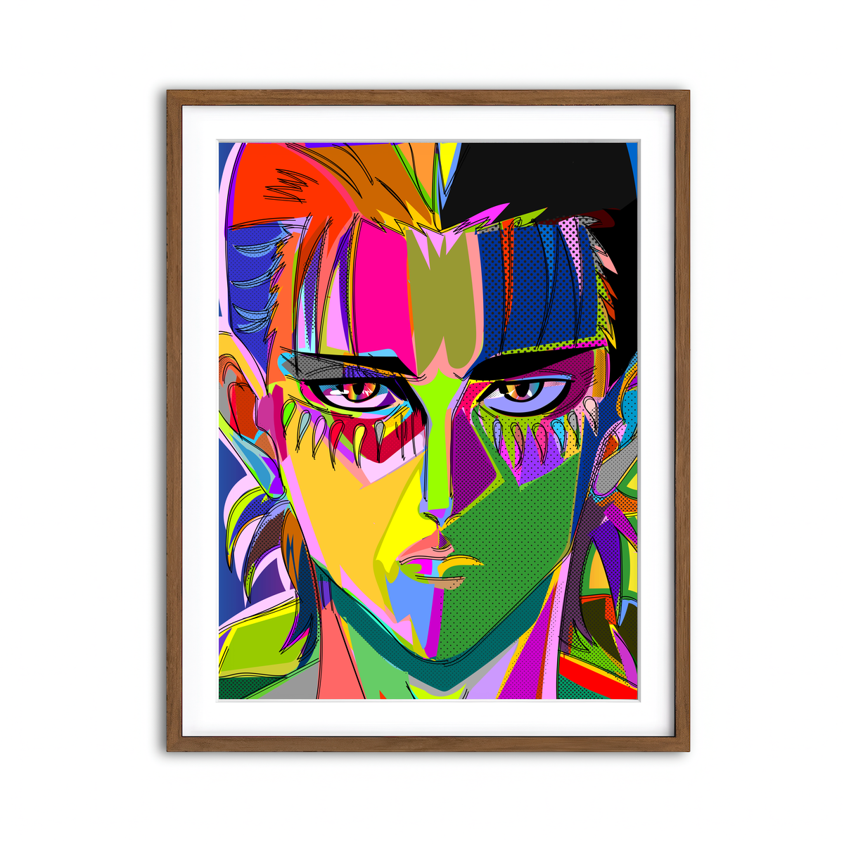 Framed Print 3x4 Walnut