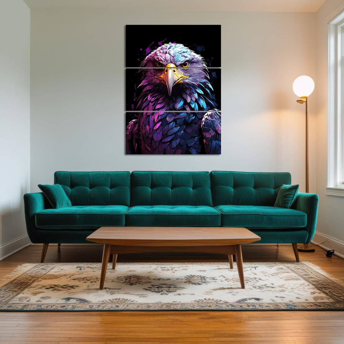 AUTO-MOCKUP ROOM | Eagle Animal Colorful