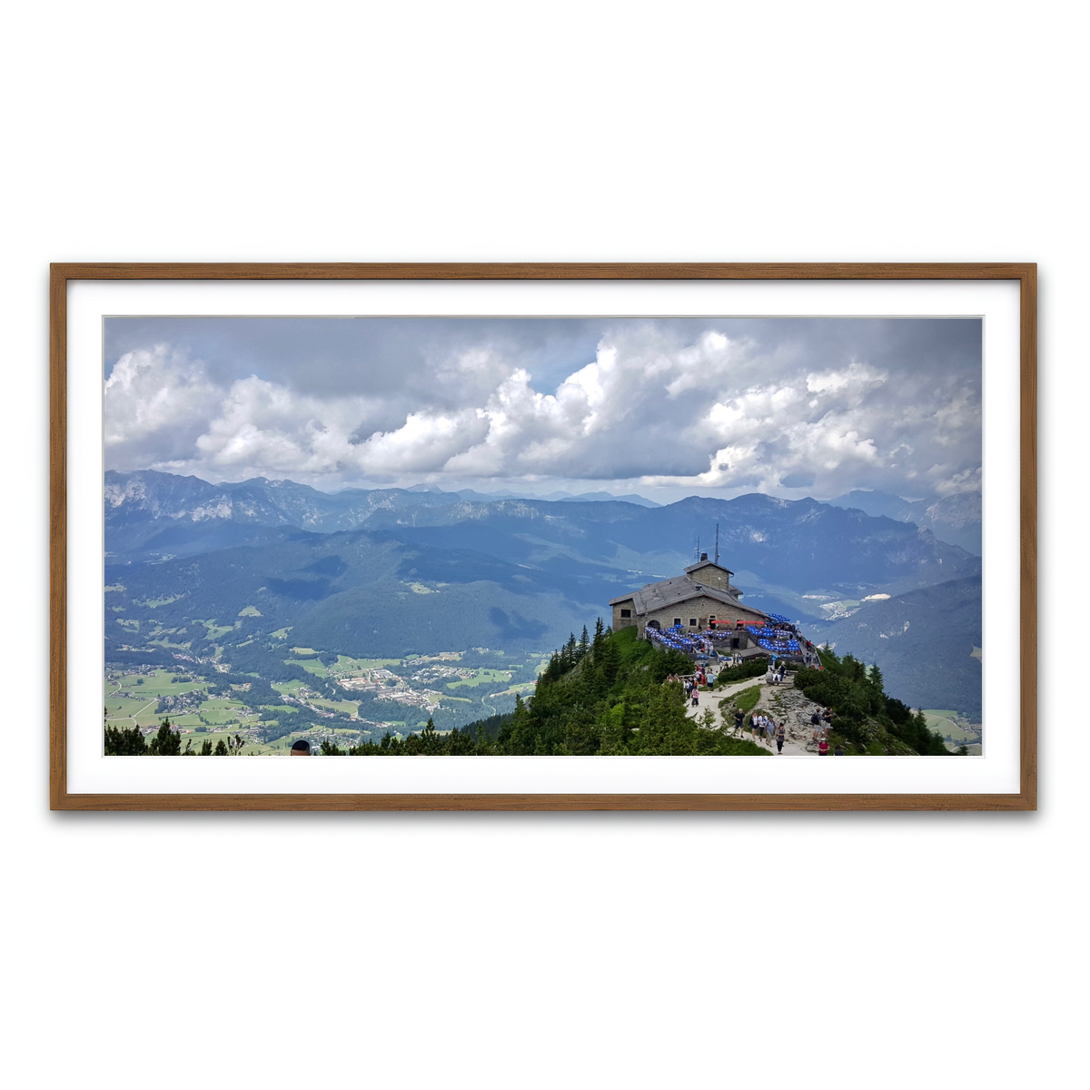 Framed Print 2x1 Walnut