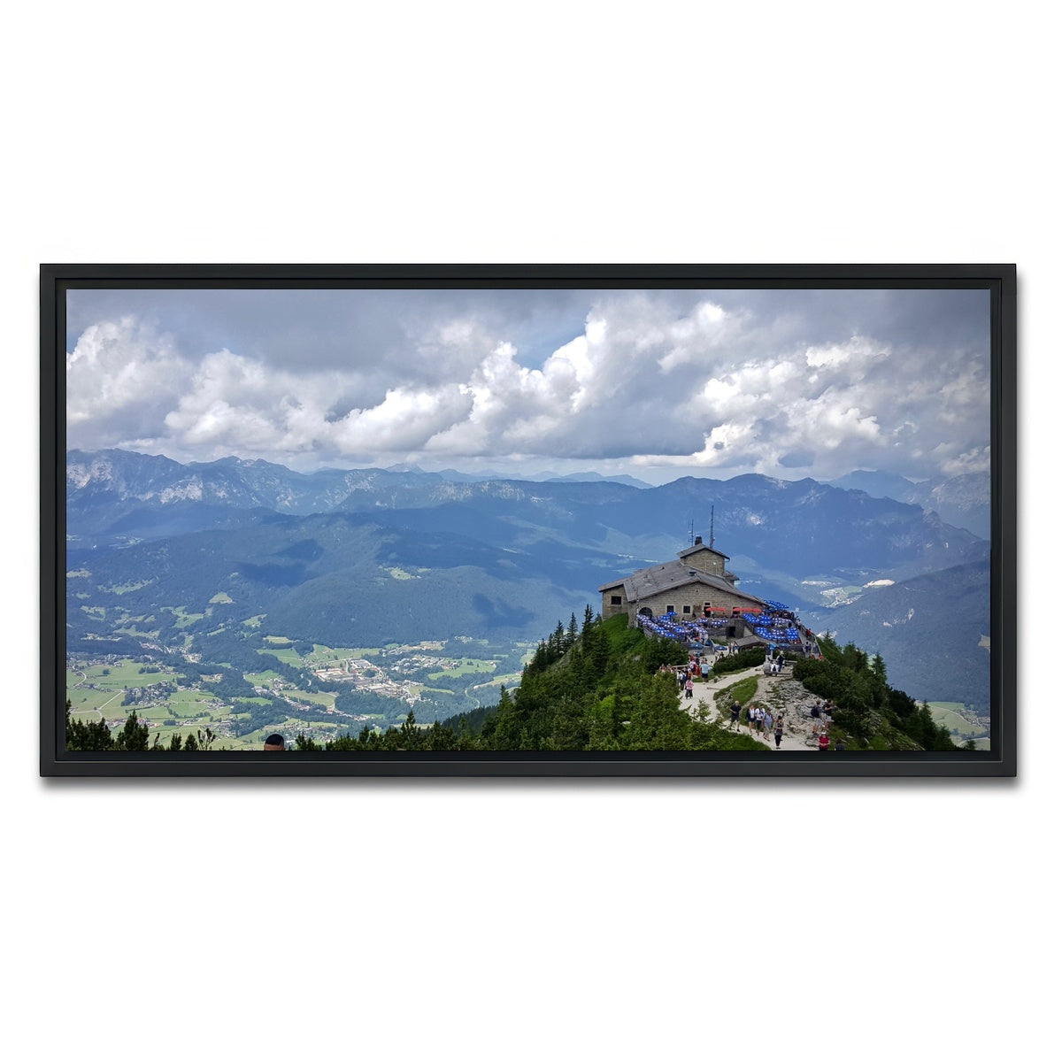AUTO-MOCKUP WHITE | Eagle's Nest | 1 Piece | Black Framed Canvas | group=2x1