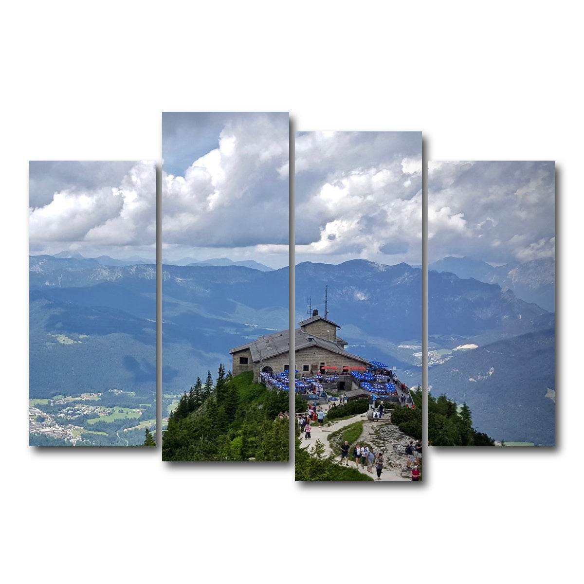 AUTO-MOCKUP WHITE | Eagle's Nest | 4 Piece | Gallery Wrap Canvas | group=4_normal