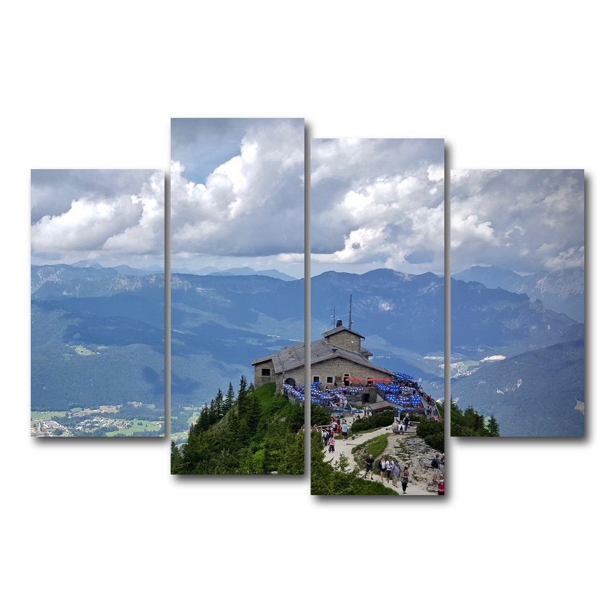 AUTO-MOCKUP WHITE | Eagle's Nest | 4 Piece | Gallery Wrap Canvas | group=4_short