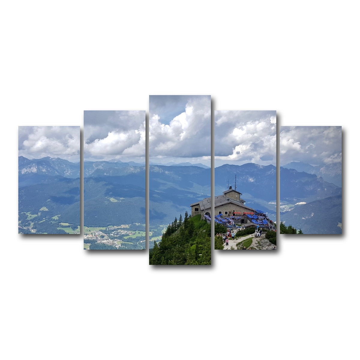 AUTO-MOCKUP WHITE | Eagle's Nest | 5 Piece | Gallery Wrap Canvas | group=5_normal