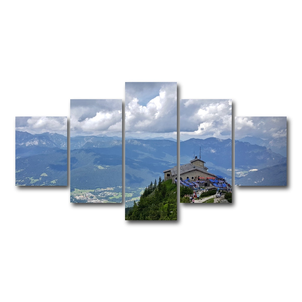 AUTO-MOCKUP WHITE | Eagle's Nest | 5 Piece | Gallery Wrap Canvas | group=5_short