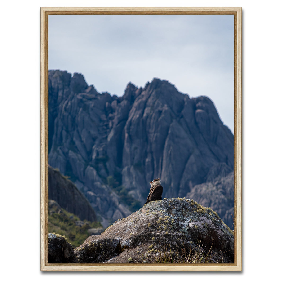 AUTO-MOCKUP WHITE | Eagles and Black Needles Peak | 1 Piece | Natural Framed Canvas | group=3x4