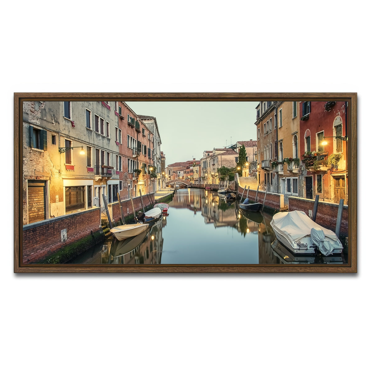 AUTO-MOCKUP WHITE | Early Morning | 1 Piece | Walnut Framed Canvas | group=2x1