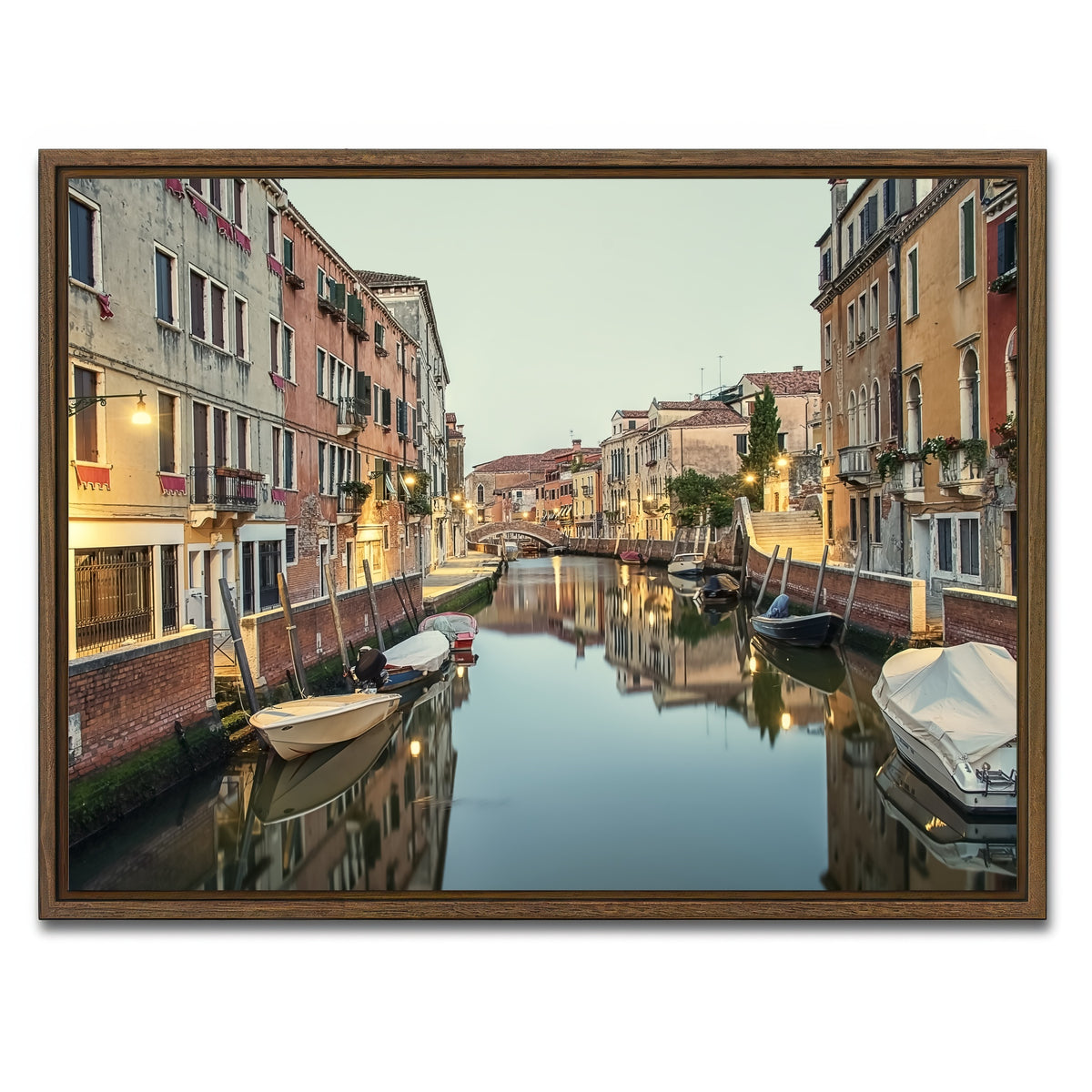 AUTO-MOCKUP WHITE | Early Morning | 1 Piece | Walnut Framed Canvas | group=4x3